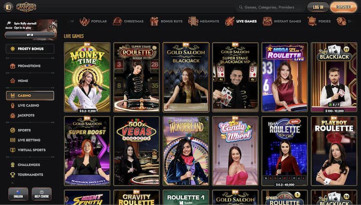 Gransino Live Dealer Games
